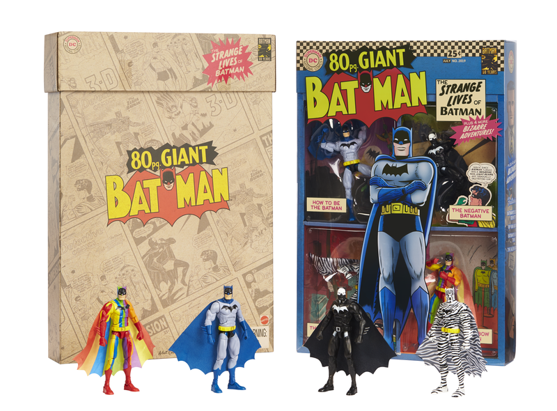 Illustration for article titled Mattel's Comic-Con Batman Exclusives Include Some Very Colorful Action Figures